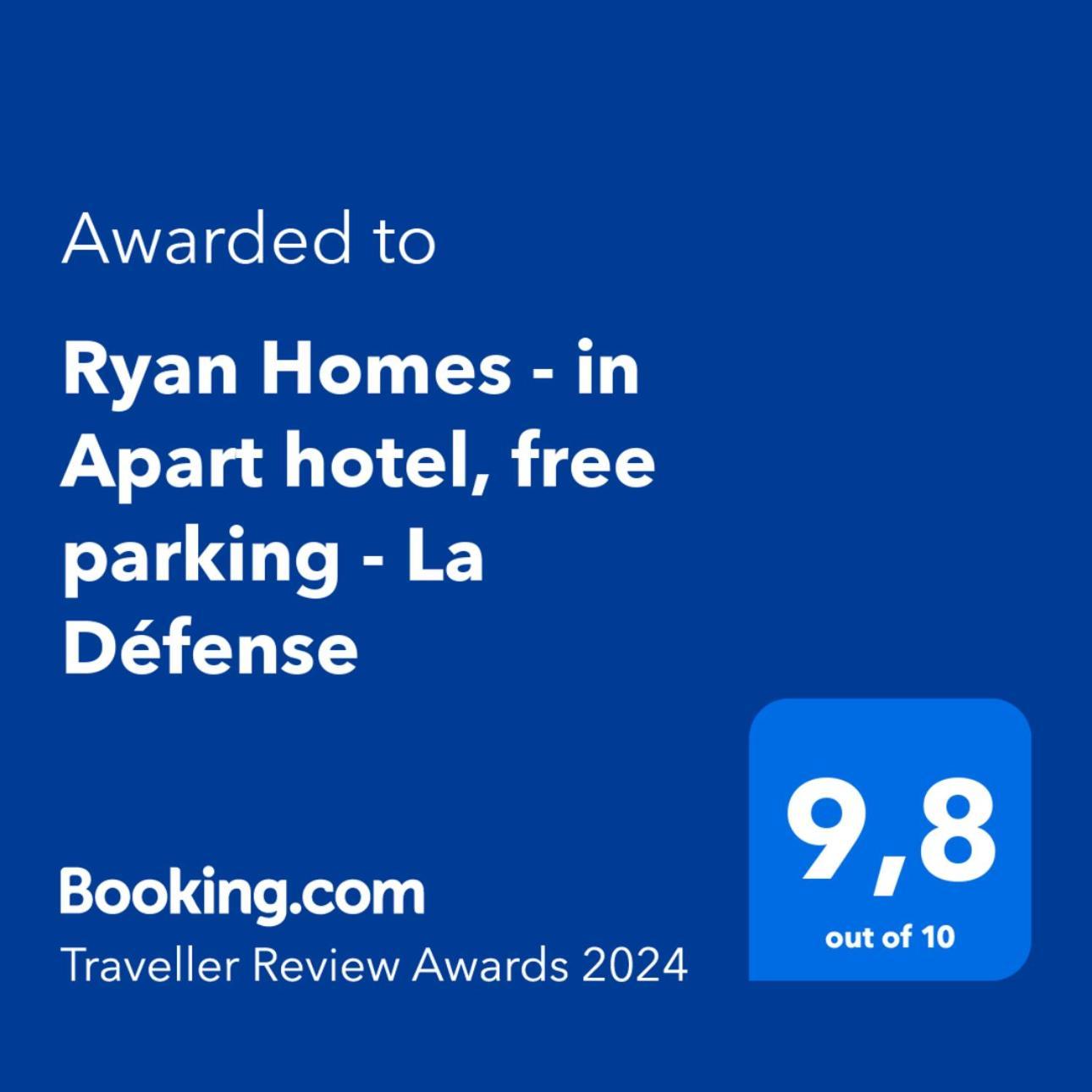 Ryan Homes - In Apart Hotel, La Defense Courbevoie Dış mekan fotoğraf